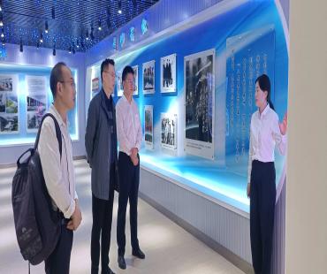 上海钢联百年建筑网总经理王森一行赴中国水利水电第八工程局有限公司拜访交流